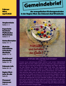 Gemeindebrief Februar / März / April 2025