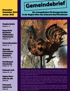 Gemeindebrief November / Dezember 2024 / Januar 2025