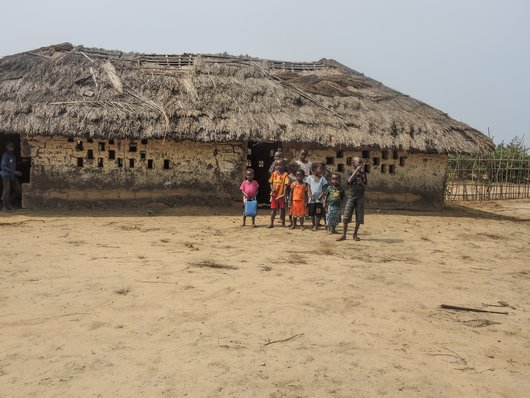 Lalabi, die Schule von Mudunu vor der Renovierung