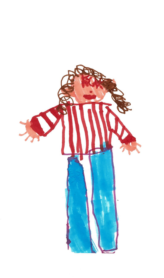 Belinda von den Kindern gemalt Belinda von den Kindern gemalt