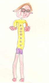 Gudrun von den Kindern gemalt